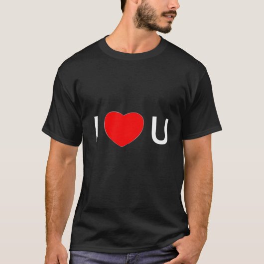 I Liebe U T-Shirt (Vorderseite)