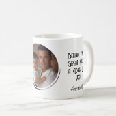 I Liebe u Vater und Foto Kaffeetasse (VorderseiteRechts)