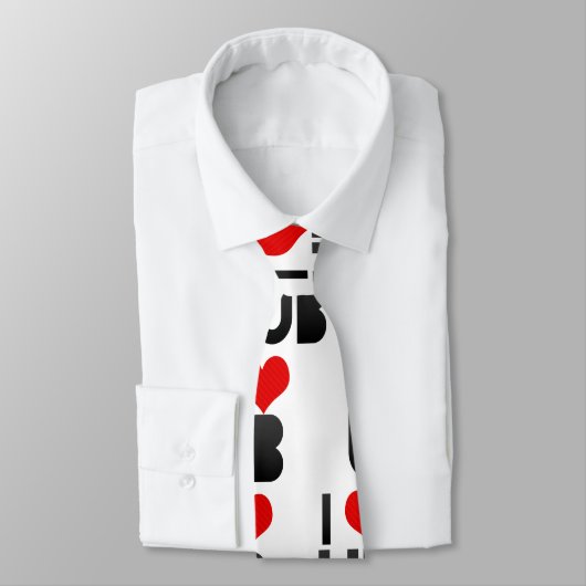 I Liebe UB Krawatte (Gebunden)