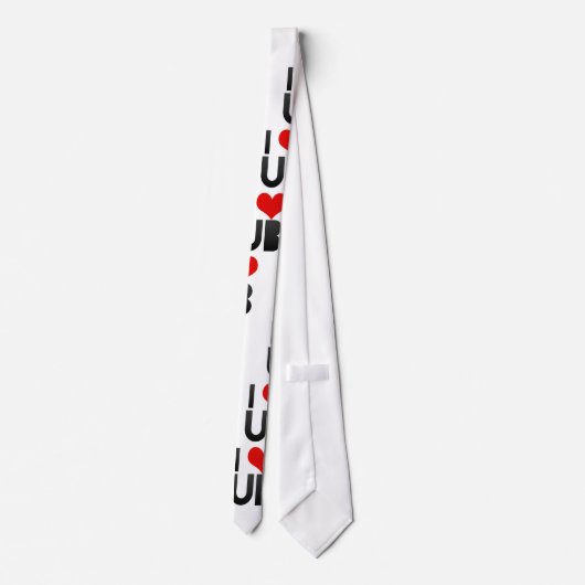 I Liebe UB Krawatte (Rückseite)