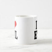 I Liebe-Übel Kaffeetasse (Mittel)