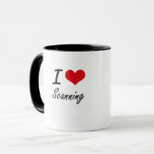 I Liebe-Überprüfung Tasse (Vorderseite Links)