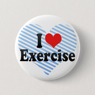 I Liebe-Übung Button