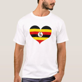 I Liebe Uganda Flag T-Shirt