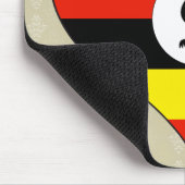 I Liebe Uganda Mousepad (Ecke)