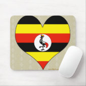 I Liebe Uganda Mousepad (Mit Mouse)
