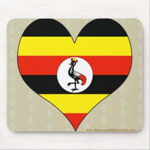 I Liebe Uganda Mousepad