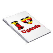 I Liebe Uganda Notizblock (Rechte Seite)