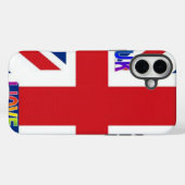 I Liebe UK Art Print Case-Mate iPhone Hülle (Rückseite (Horizontal))