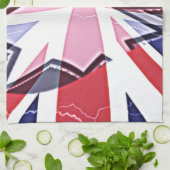 "I Liebe UK" Art Print Handtuch (Gefaltet)