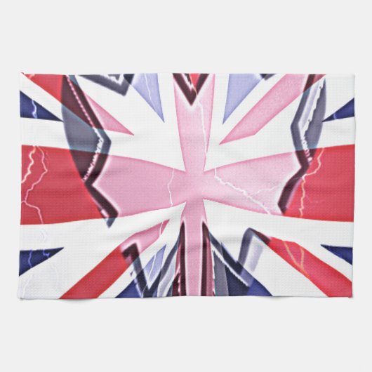 "I Liebe UK" Art Print Handtuch (Horizontal)