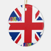 I Liebe UK Art Print Keramik Ornament (Links)