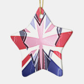 "I Liebe UK" Art Print Keramikornament (Links)