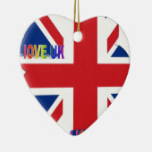 I Liebe UK Art Print Keramikornament (Rechts)