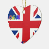 I Liebe UK Art Print Keramikornament (Links)