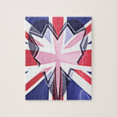 "I Liebe UK" Art Print Puzzle (Vertikal)