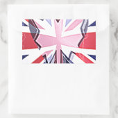 "I Liebe UK" Art Print Rechteckiger Aufkleber (Tasche)