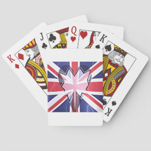 "I Liebe UK" Art Print Spielkarten