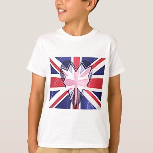"I Liebe UK" Art Print T-Shirt (Vorderseite)