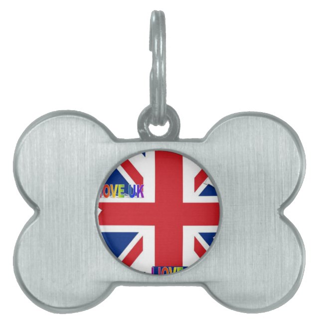 I Liebe UK Art Print Tiermarke (Vorderseite)