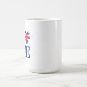I LIEBE UK KAFFEETASSE (Mittel)
