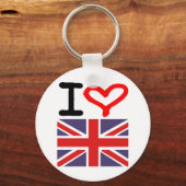 I LIEBE UK SCHLÜSSELANHÄNGER (Vorderseite)