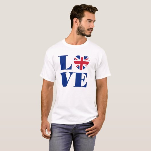 I LIEBE UK T-Shirt (Vorne ganz)