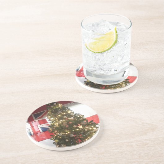 I Liebe UK Time Getränkeuntersetzer (Seite)