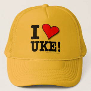 I LIEBE UKE Designer-Kappe Truckerkappe