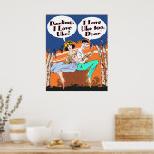 I Liebe Uke Poster (Küche)