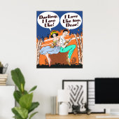 I Liebe Uke Poster (Heimbüro)