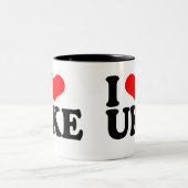 I Liebe Uke Ukulele Tasse (Mittel)