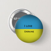 I Liebe Ukraine Button (Vorne & Hinten)