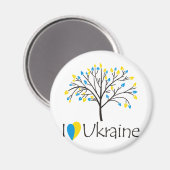 I Liebe Ukraine Magnet (Vorderseite/Rückseite)