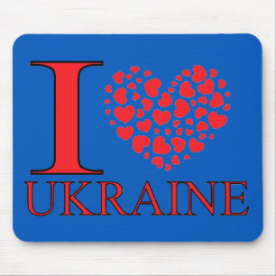 I Liebe Ukraine Mousepad