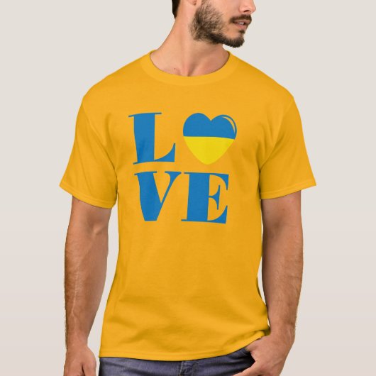 I Liebe Ukraine T-Shirt (Vorderseite)