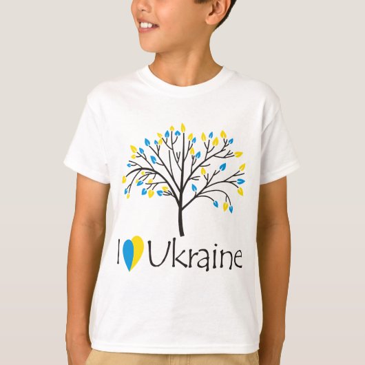 I Liebe Ukraine T-Shirt (Vorderseite)