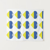 I Liebe Ukraine Wandteppich (Vorderseite (Horizontal))