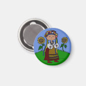 I Liebe Ukrainischer Tanz Magnet (Vorderseite/Rückseite)