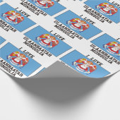 I Liebe Ulaanbaatar Geschenkpapier (Ecke)