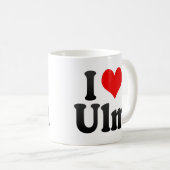 I Liebe Ulm, Deutschland Kaffeetasse (VorderseiteRechts)