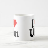 I Liebe Ulm, Deutschland Kaffeetasse (Mittel)