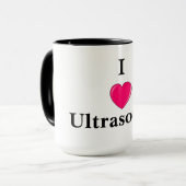 I Liebe-Ultraschall Tasse (Vorderseite Links)