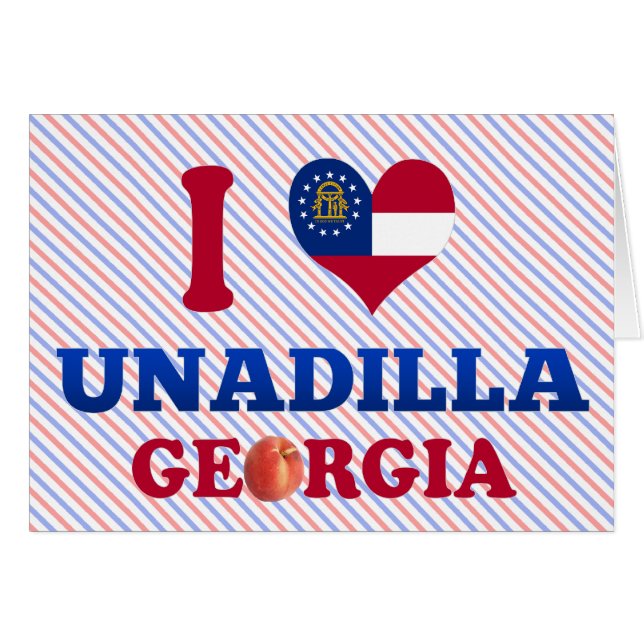 I Liebe Unadilla, Georgia (Vorderseite (Horizontal))