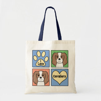 I Liebe-unbekümmerter König Charles Spaniels Tragetasche