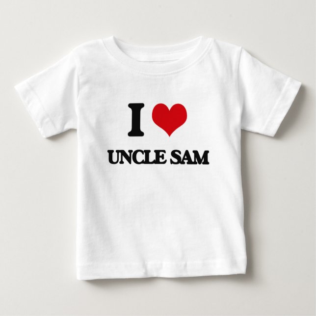 I Liebe Uncle Sam Baby T-shirt (Vorderseite)