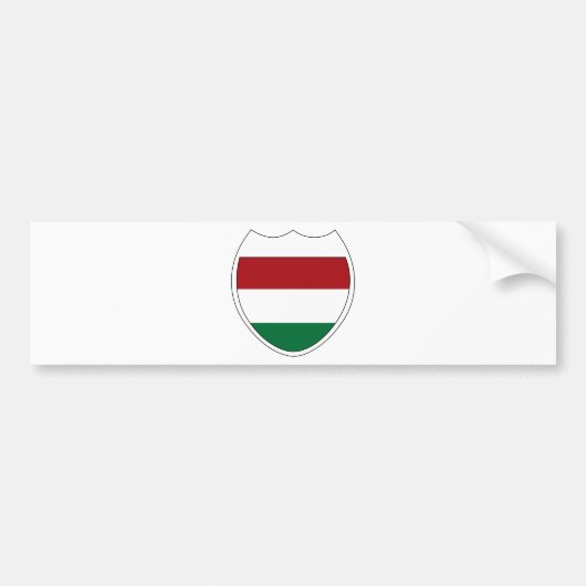 I Liebe Ungarn Autoaufkleber (Vorne)