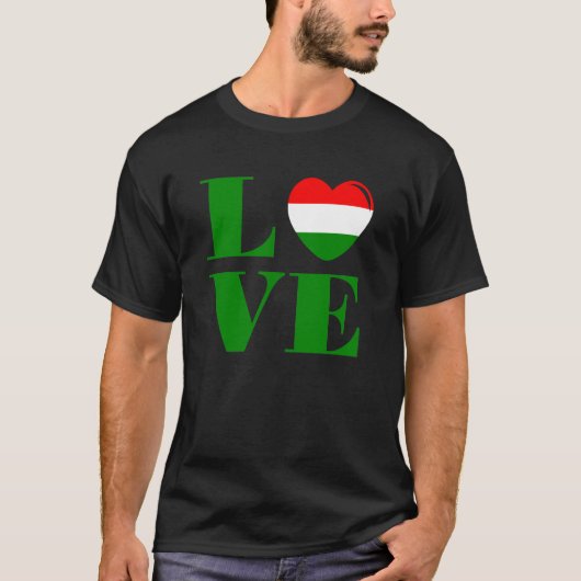 I Liebe Ungarn T-Shirt (Vorderseite)