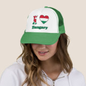 I Liebe Ungarn Truckerkappe (Beispiel)