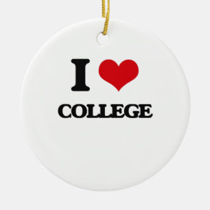 I Liebe-Uni Keramikornament